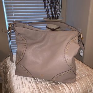 Ralph Lauren Taupe/nude hobo bag